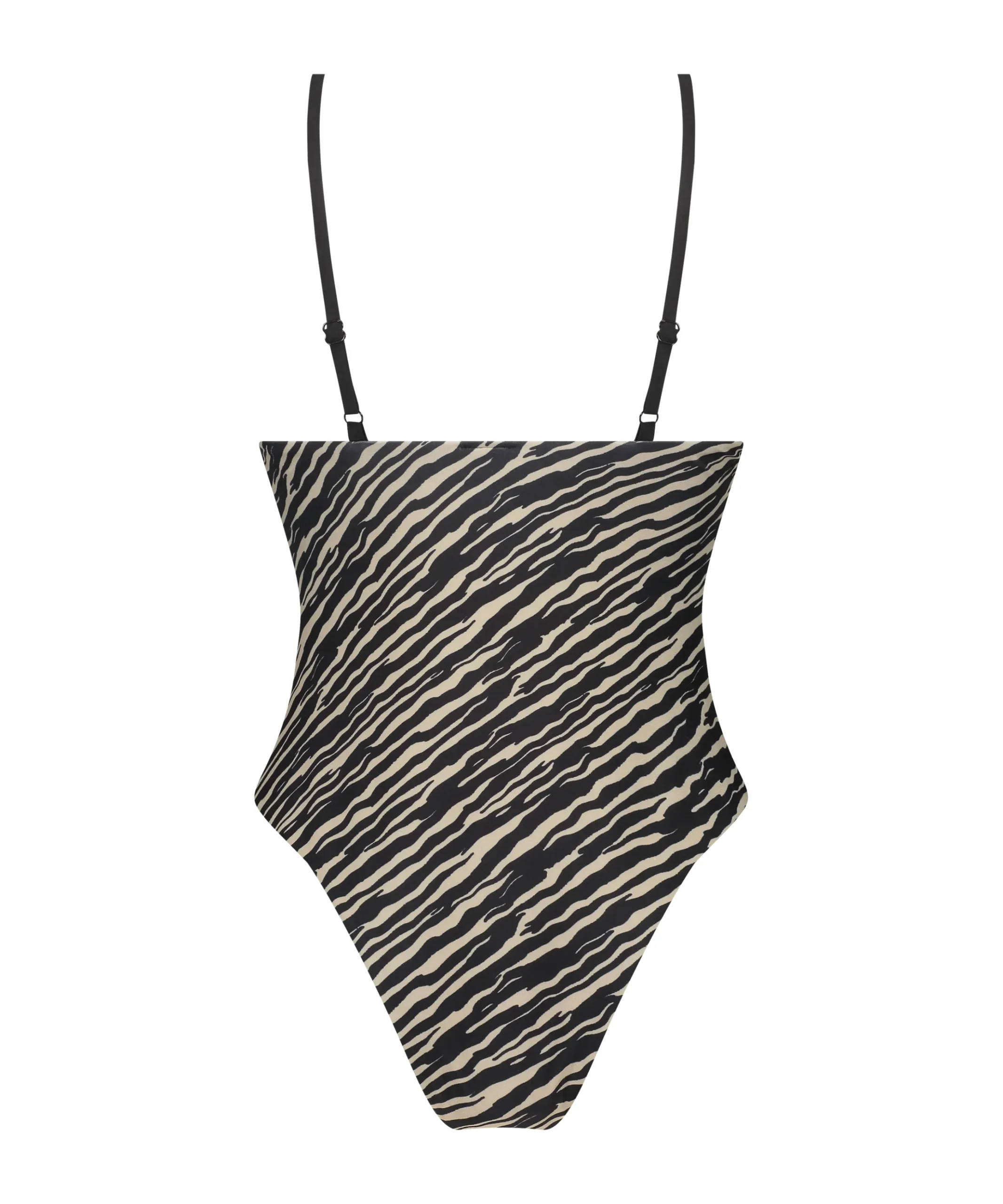 Badeanzug Mit Hohem Beinausschnitt Zebra<Hunkemöller Sale