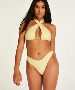 Bikinislip Mit Hohem Beinausschnitt Texture<Hunkemöller Shop