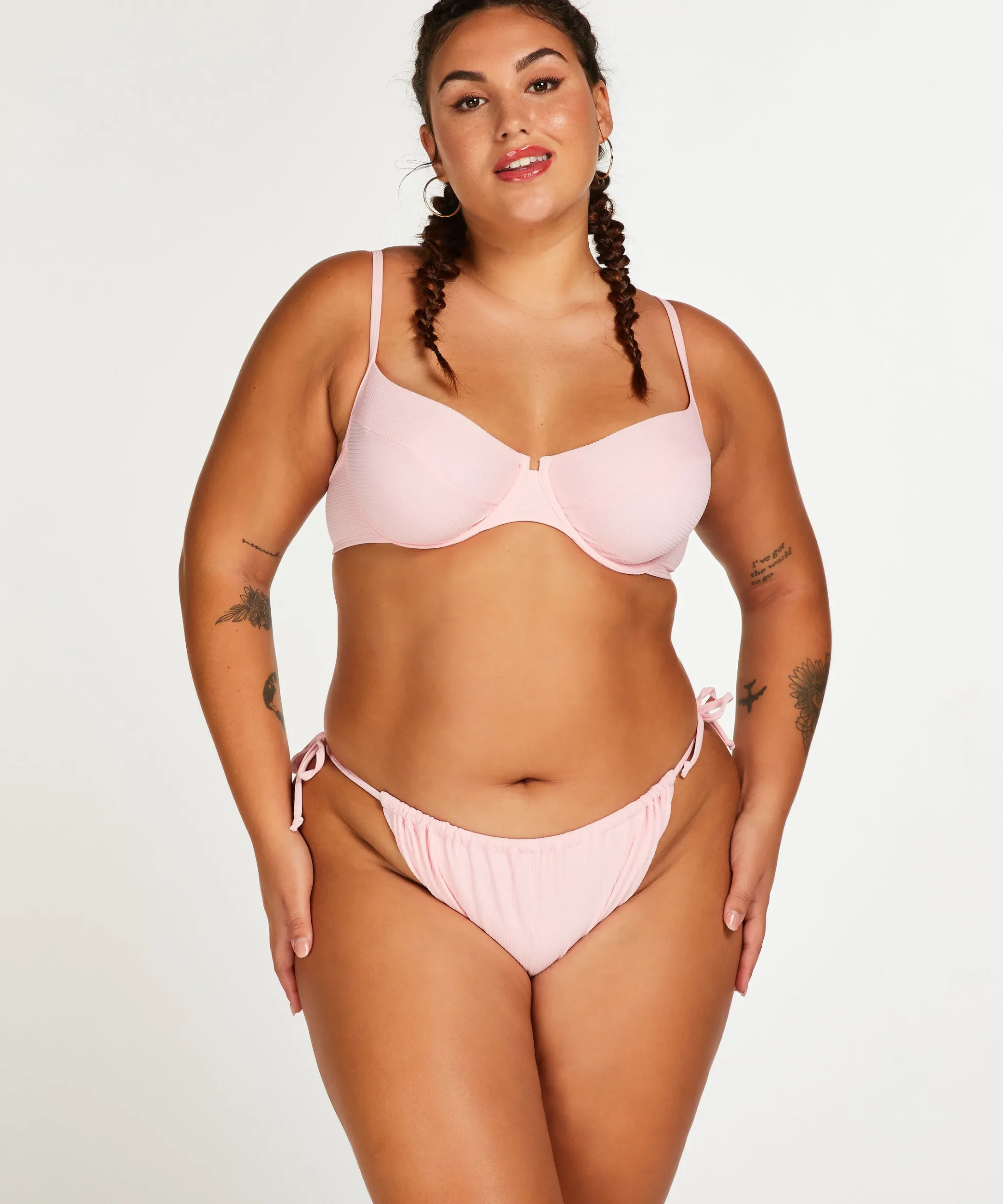 Bikinislip Mit Hohem Beinausschnitt Texture<Hunkemöller Shop
