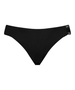 Bikini-Slip Nero Rib<Hunkemöller Fashion