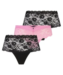 3Er-Pack Hoher Boxerstring Amaka<Hunkemöller Best