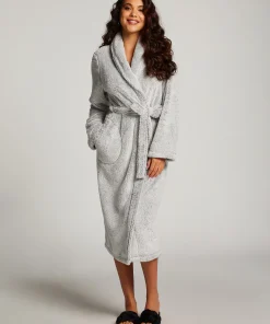 Fleece-Bademantel Lang<Hunkemöller Store