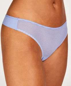 Invisible String Stripe Mesh<Hunkemöller New