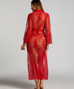 Kimono Allover Lace Lang<Hunkemöller Discount