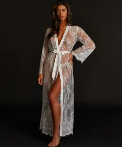 Kimono Allover Lace Lang<Hunkemöller Best Sale