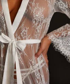 Kimono Allover Lace Lang<Hunkemöller Best Sale