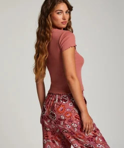 Kurzarm-Baumwollshirt<Hunkemöller Cheap