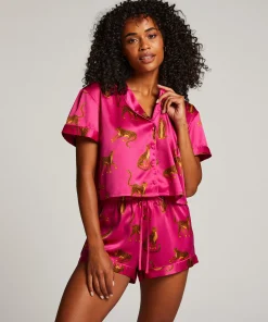 Kurzarmelige Satin-Jacke<Hunkemöller Online