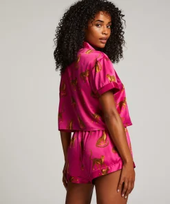 Kurzarmelige Satin-Jacke<Hunkemöller Online