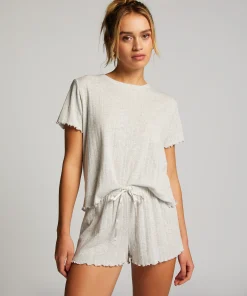 Kurzarm-Pyjamatop Loose Fit<Hunkemöller Hot