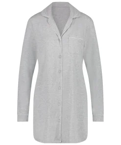 Langarmeliges Jersey-Hemdkleid Essential<Hunkemöller Outlet