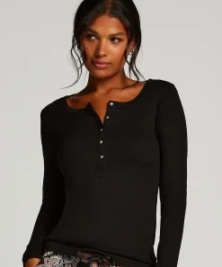 Langarm-Pyjamatop<Hunkemöller Discount