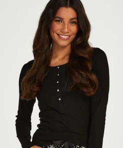 Langarm-Pyjamatop<Hunkemöller Cheap
