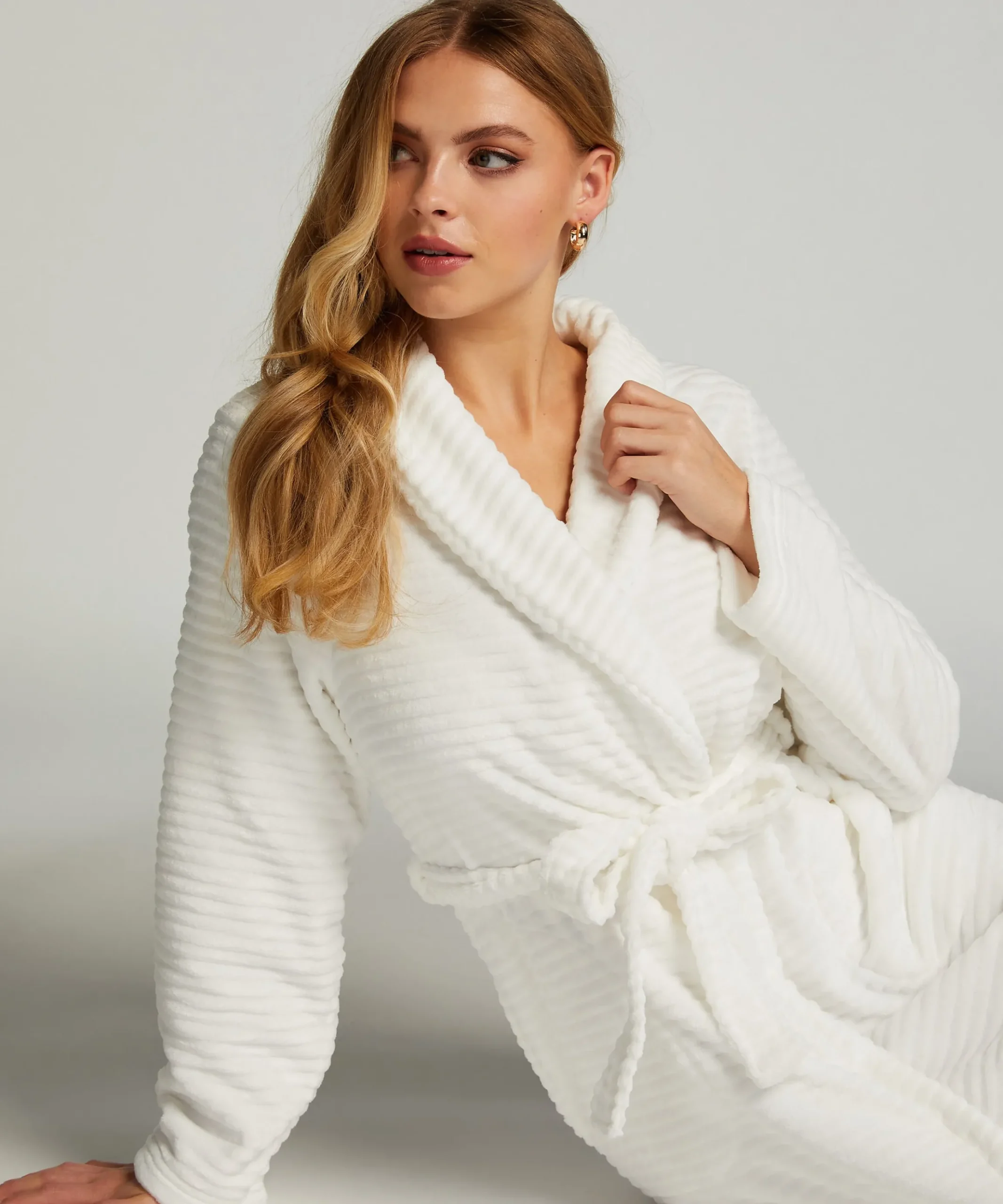 Langer Bademantel Fleece Rip<Hunkemöller Sale