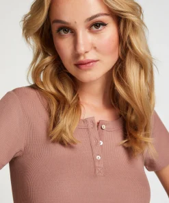 Pyjama-Oberteil Henley<Hunkemöller Best Sale