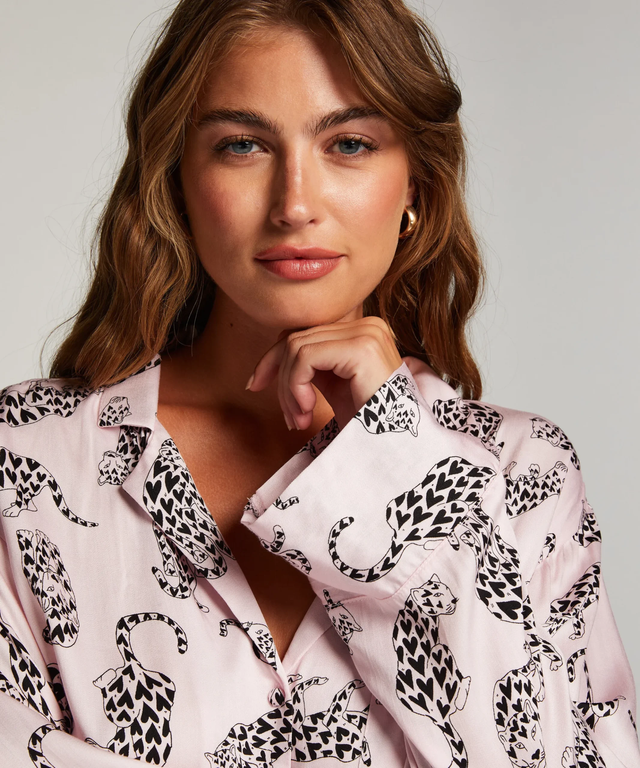 Pyjamatop Langarmelig Twill<Hunkemöller Cheap