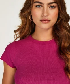 Shirt Mit Kurzen Armeln Rib<Hunkemöller Online