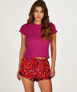 Shirt Mit Kurzen Armeln Rib<Hunkemöller Online