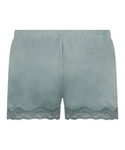 Shorts Aus Velours Mit Spitze<Hunkemöller Store