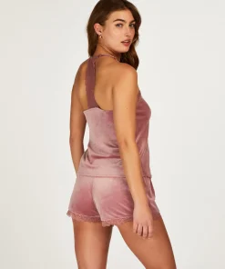 Shorts Velours Lace<Hunkemöller Clearance