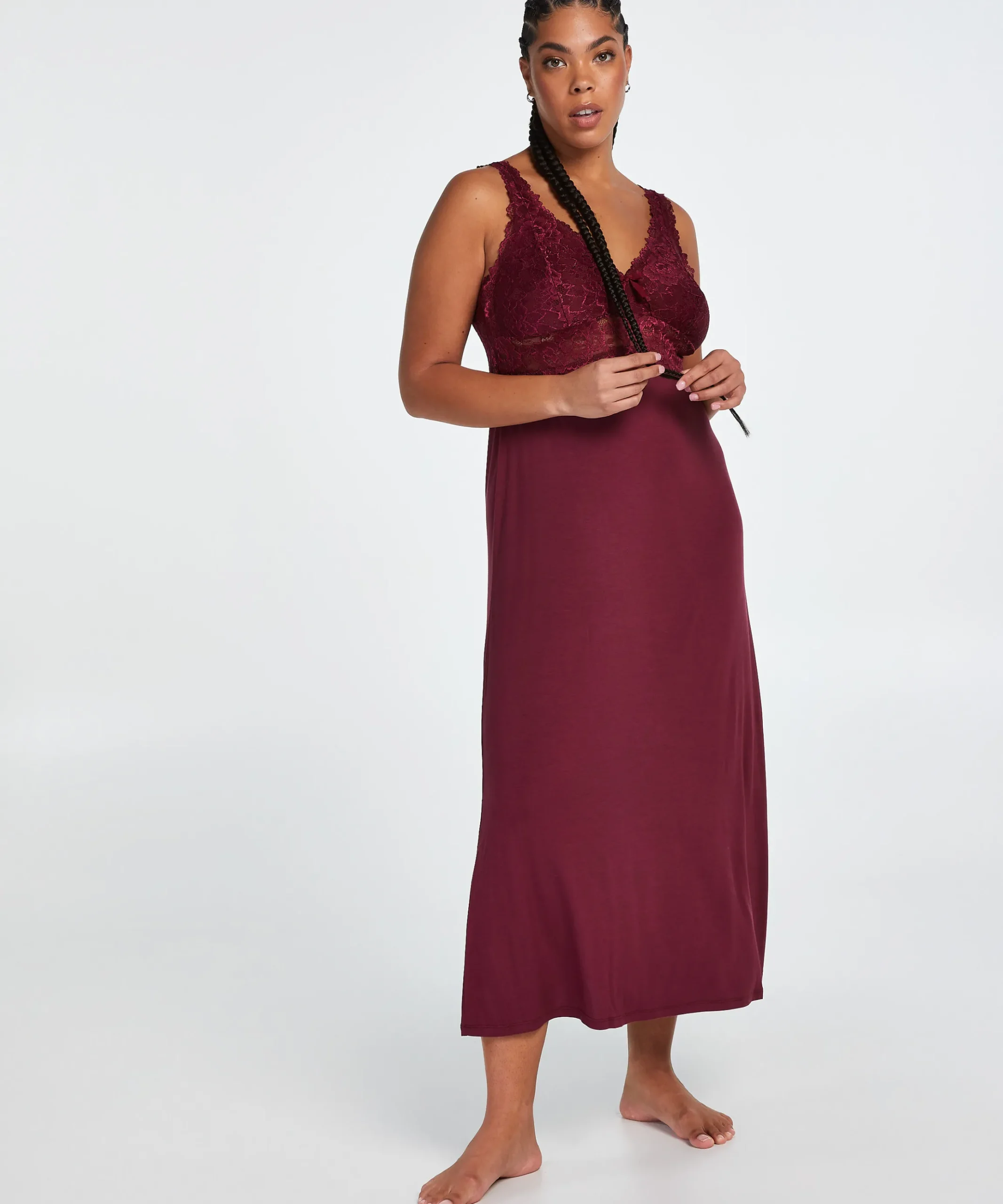 Slipdress Nora Lace Long<Hunkemöller Fashion