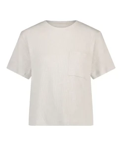 Top Mit Kurzen Armeln Rib<Hunkemöller Outlet
