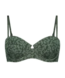 Vorgeformtes Push-Up Bügel-Bikiniobertei Tonal Leo Cup A - E<Hunkemöller Best