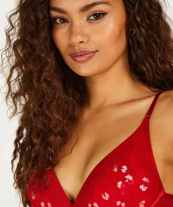 Wattierter Bügelloser Bh Violet<Hunkemöller Hot