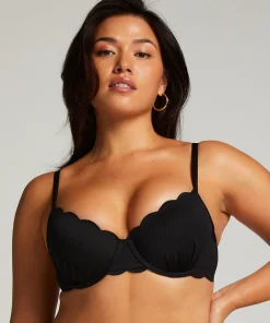 Wattiertes Bügel-Bikinioberteil Scallop<Hunkemöller Fashion